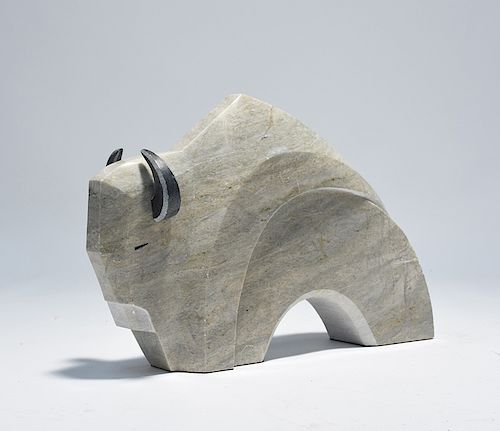 SOUTHWEST STONE CARVING OF A