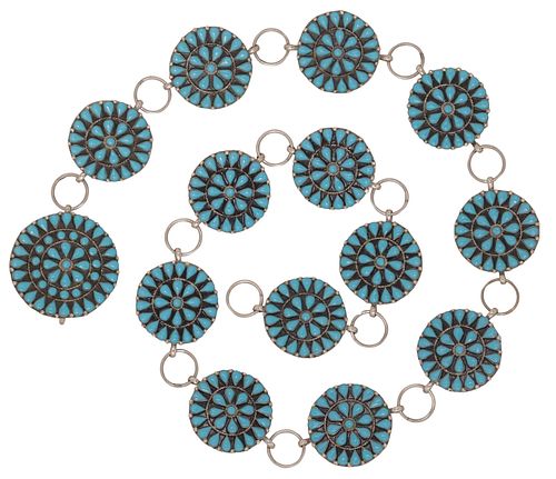 SOUTHWEST STYLE SILVER-TONE METAL