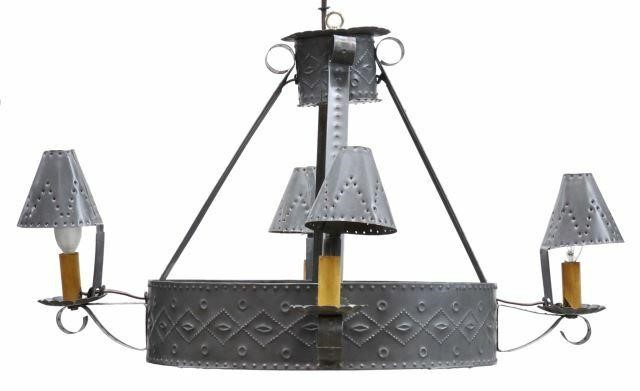 SOUTHWEST STYLE STEEL FOUR-LIGHT