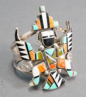 SOUTHWEST ZUNI SILVER AND STON
