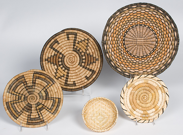 Southwestern Baskets lot of 5