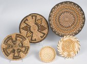 Southwestern Baskets lot of 5