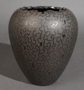 SOUTHWESTERN BLACKWARE VASE, S