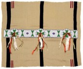 Southwestern rug, three black