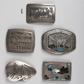 Southwestern Silver Belt Buckl