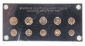 SOUVENIR CALIFORNIA "GOLD" UNC