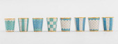 SOVIET GILT BRASS AND ENAMEL V