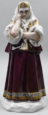 SOVIET PORCELAIN FIGURE OF AN