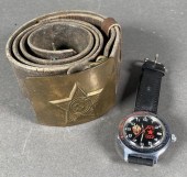 SOVIET UNION WATCH AND BELTLot