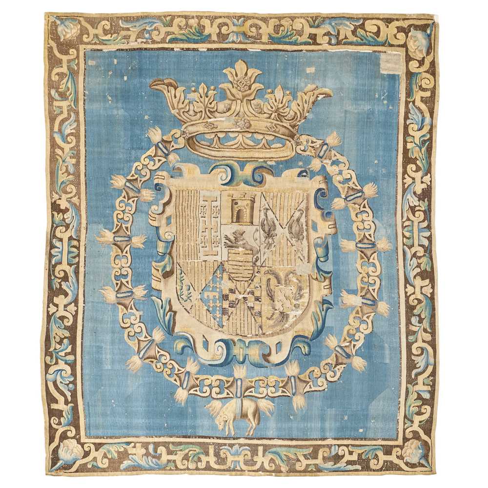 SPANISH ARMORIAL TAPESTRY,