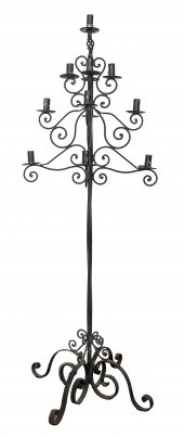 SPANISH BAROQUE MANNER WROUGHT