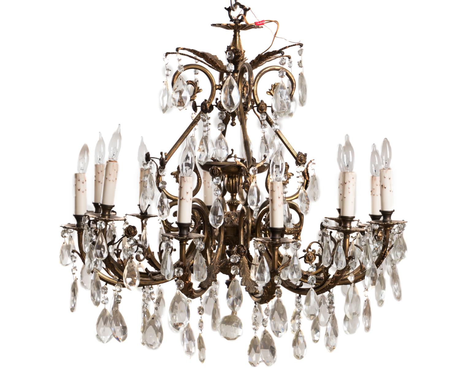 SPANISH BAROQUE STYLE BRONZE &