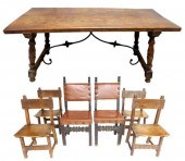 SPANISH BAROQUE-STYLE DINING T