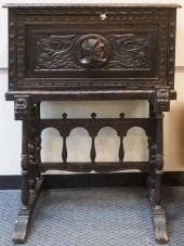 SPANISH BAROQUE STYLE EBONIZED