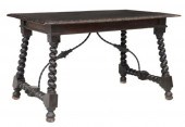 SPANISH BAROQUE STYLE EBONIZED
