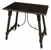 SPANISH BAROQUE STYLE EBONIZED