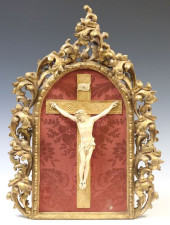 SPANISH BAROQUE STYLE GILTWOOD