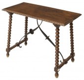 SPANISH BAROQUE STYLE OAK & IR