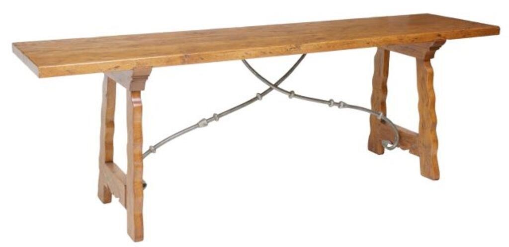 SPANISH BAROQUE STYLE OAK CONSOLE