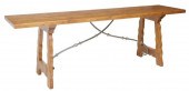 SPANISH BAROQUE STYLE OAK CONS