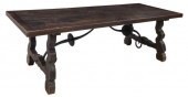 SPANISH BAROQUE STYLE OAK IRON