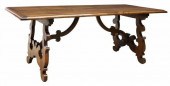 SPANISH BAROQUE STYLE OAK TABL