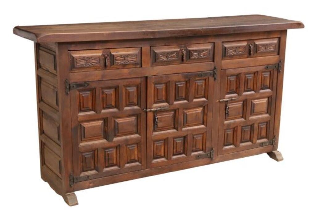 SPANISH BAROQUE STYLE PANELED