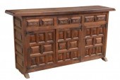 SPANISH BAROQUE STYLE PANELED