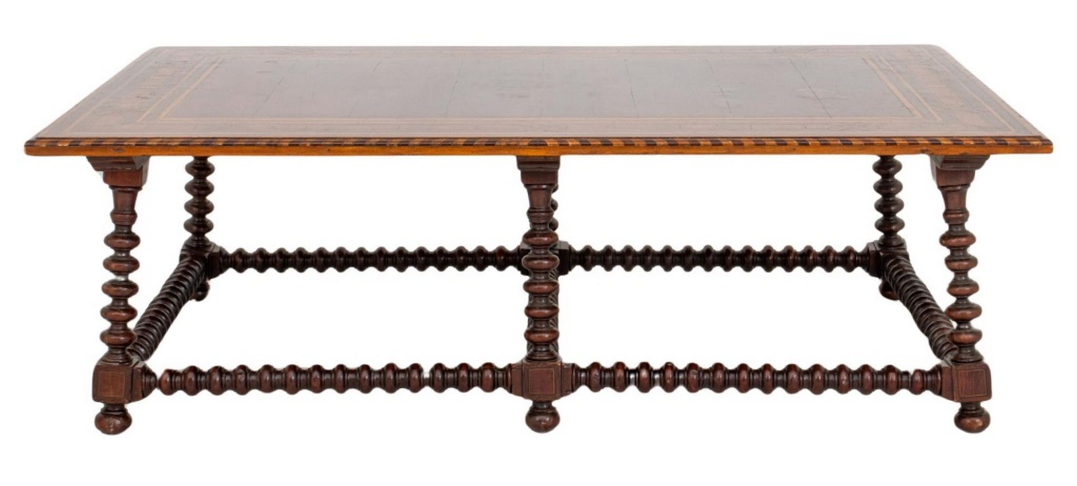 SPANISH BAROQUE STYLE PARQUETRY LOW