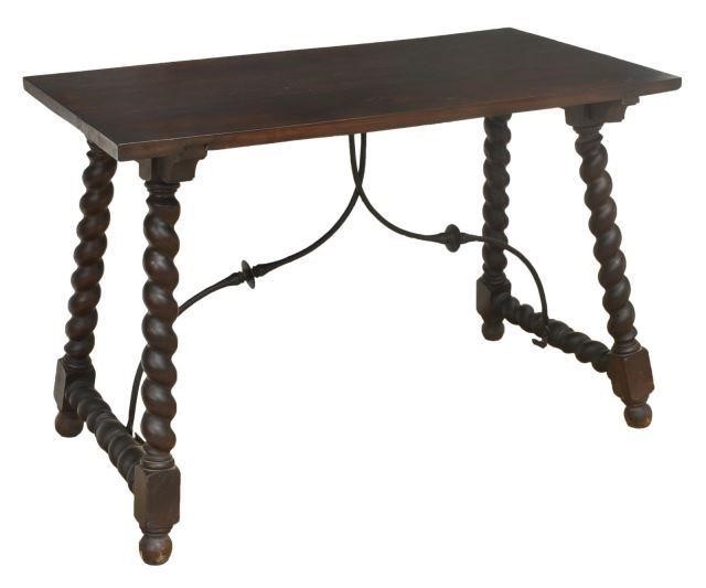 SPANISH BAROQUE STYLE TURNED & IRON