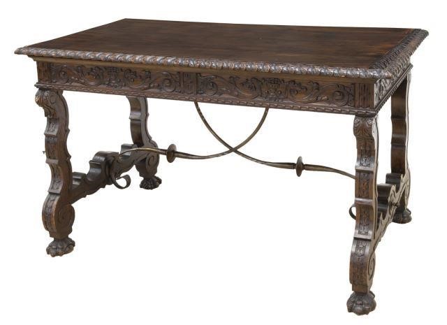 SPANISH BAROQUE STYLE WALNUT