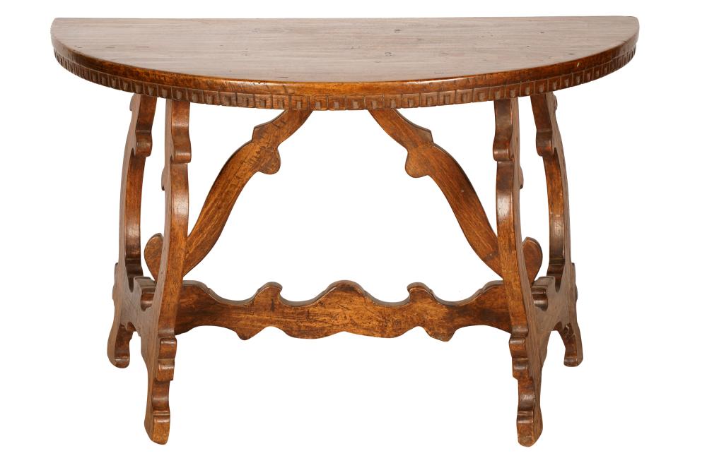 SPANISH BAROQUE STYLE WALNUT SIDE