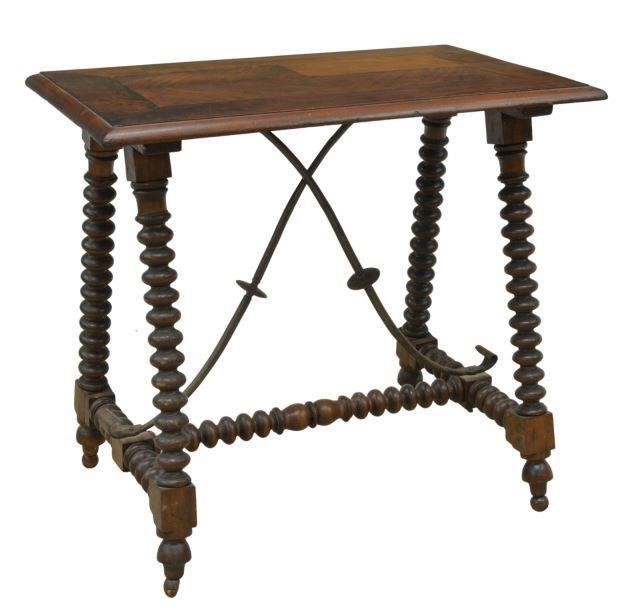 SPANISH BAROQUE STYLE WALNUT SIDE