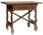 SPANISH BAROQUE STYLE WALNUT T