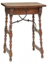 SPANISH BAROQUE STYLE WALNUT W