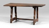 Spanish baroque trestle table,