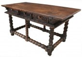 SPANISH BAROQUE WALNUT CENTER