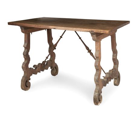 Spanish Baroque Walnut Trestle