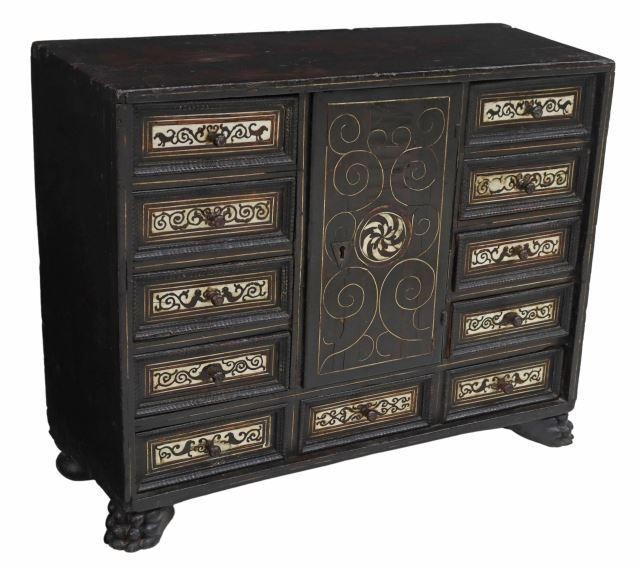 SPANISH BONE-INLAID EBONIZED