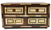 SPANISH BONE INLAID PAPALERIA/