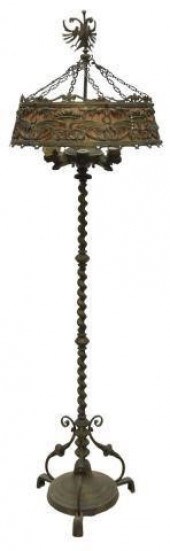 SPANISH BRONZE 6-LIGHT GRIFFIN