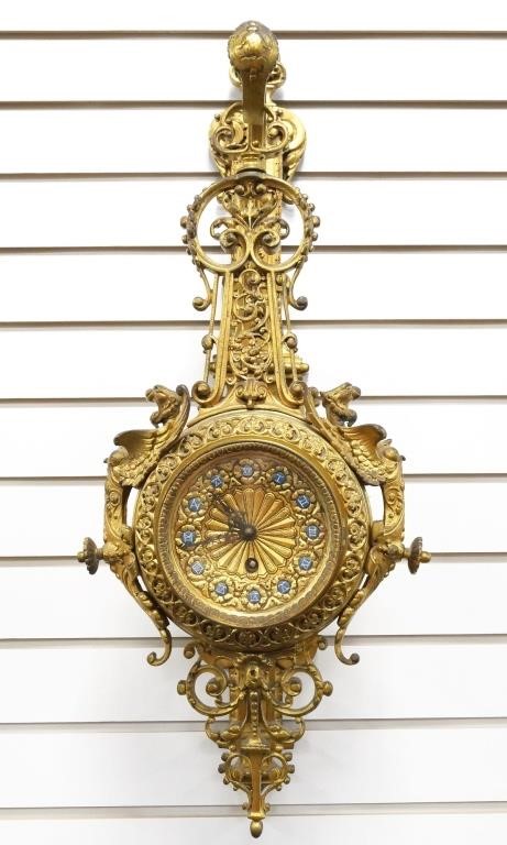 SPANISH BRONZE GILT HANGING