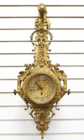 SPANISH BRONZE GILT HANGING CL