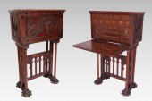 SPANISH CARVED AND INLAID VARG