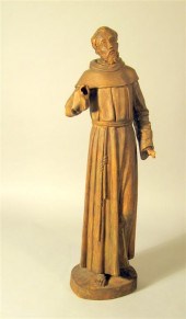 Spanish carved limewood figure