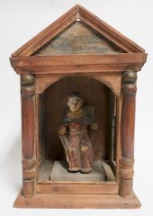 SPANISH CARVED & POLYCHROMED S