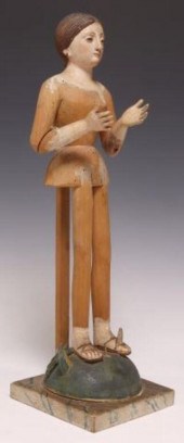 SPANISH CARVED RELIGIOUS VIRGI