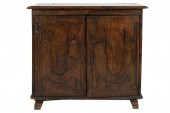 SPANISH CARVED SIDE CABINETwit