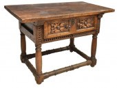 SPANISH CARVED SINGLE BOARD TO