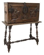 SPANISH CARVED VARGUENO DOCUME